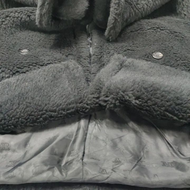 Max Mara Maxmara Cozy Black Casual Jacket 0079 Size M / US 6-8 / IT 42-44 - 8 Thumbnail