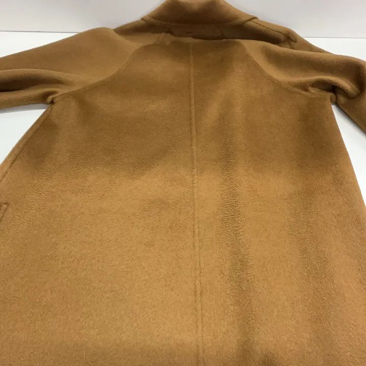Max Mara Maxmara Stylish Solid Brown Casual Coat 0079 Size S / US 4 / IT 40 - 7 Thumbnail