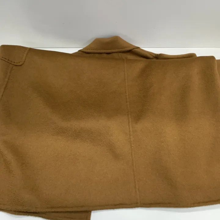 Max Mara Maxmara Stylish Solid Brown Casual Coat 0079 Size S / US 4 / IT 40 - 9 Thumbnail