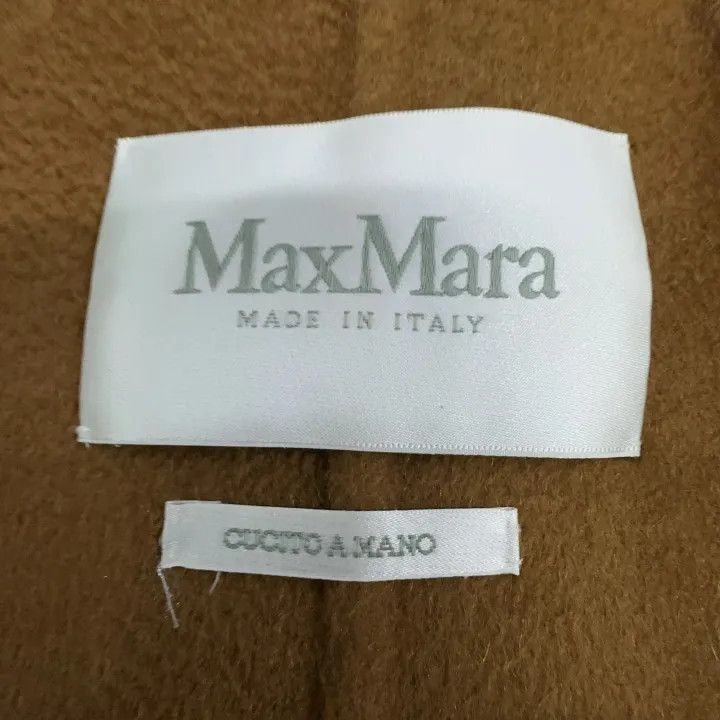 Max Mara Maxmara Stylish Solid Brown Casual Coat 0079 Size S / US 4 / IT 40 - 6 Thumbnail