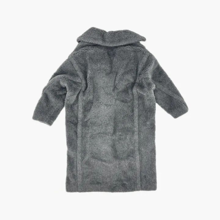 Max Mara Maxmara Cozy Grey Plush Outerwear Jacket 0079 Size S / US 4 / IT 40 - 3 Thumbnail