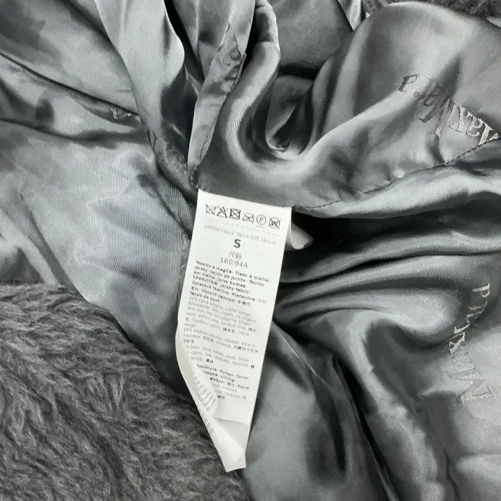 Max Mara Maxmara Cozy Grey Plush Outerwear Jacket 0079 Size S / US 4 / IT 40 - 5 Thumbnail