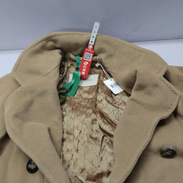 Max Mara Maxmara Stylish Brown Double-Breasted Casual Coat 0079 Size S / US 4 / IT 40 - 9 Thumbnail