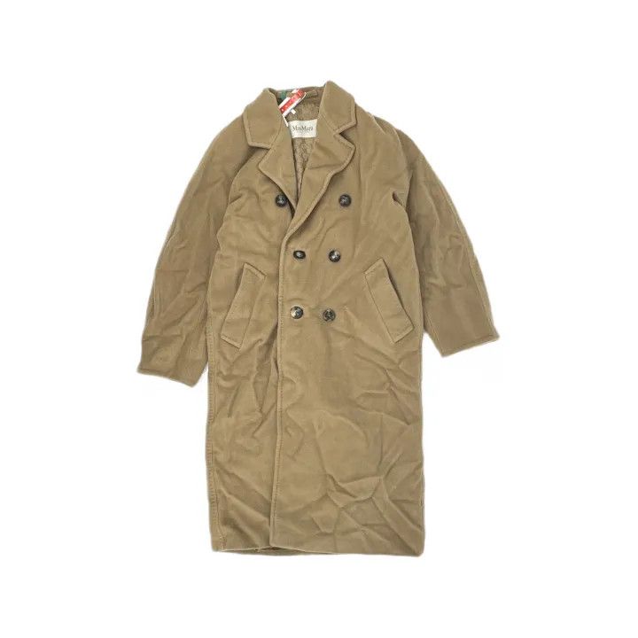 Max Mara Maxmara Stylish Brown Double-Breasted Casual Coat 0079 Size S / US 4 / IT 40 - 2 Thumbnail