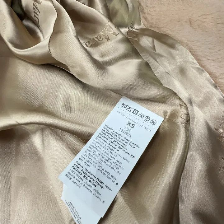 Max Mara MaxMara Casual Chic Solid Color Coat 0079 Size XS / US 0-2 / IT 36-38 - 4 Thumbnail