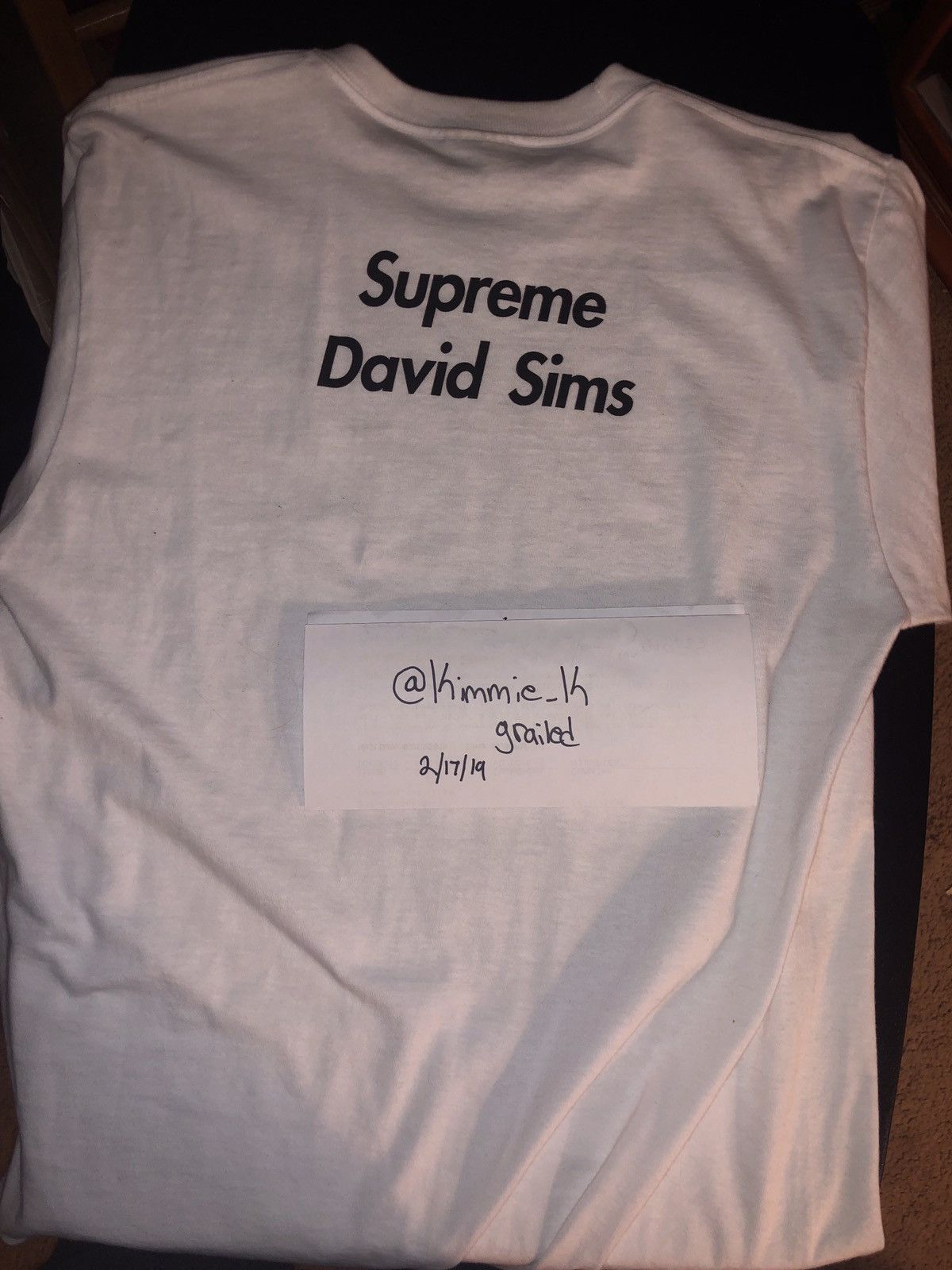 Supreme Supreme David Sims Book Tee | Grailed