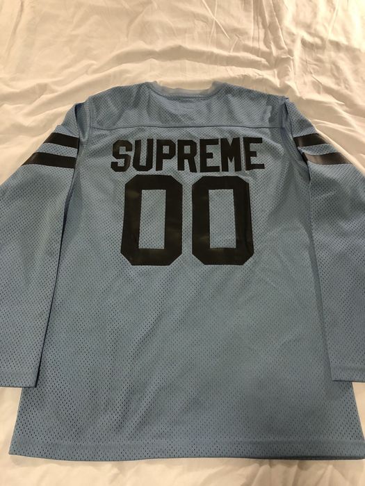 Supreme Supreme Hennessy LS Jersey Light Blue M | Grailed