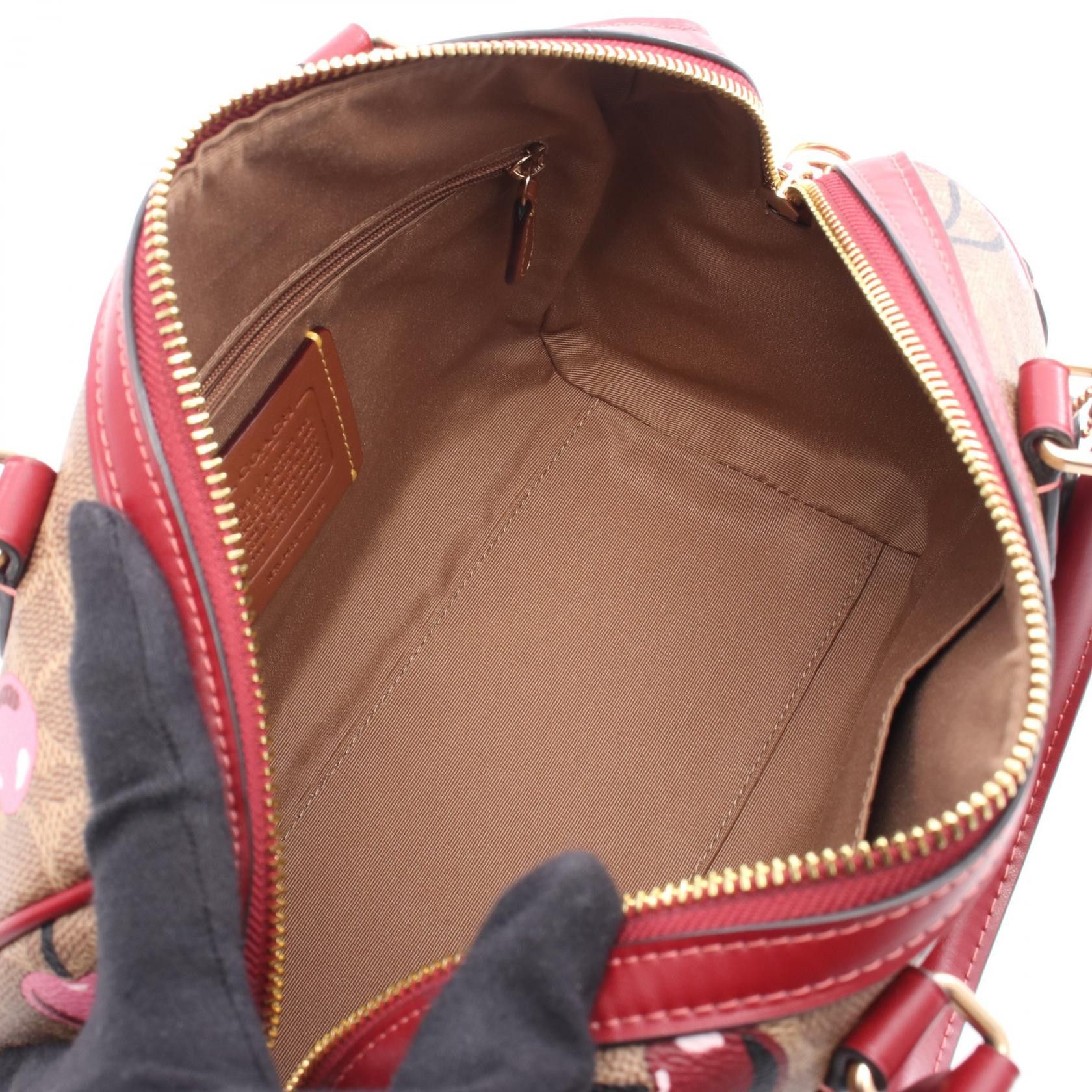 Coach Coach Coach Rowan Satchel PVC Coated Canvas 2way Bag Canvas Handbag CY692 Size ONE SIZE - 3 Thumbnail