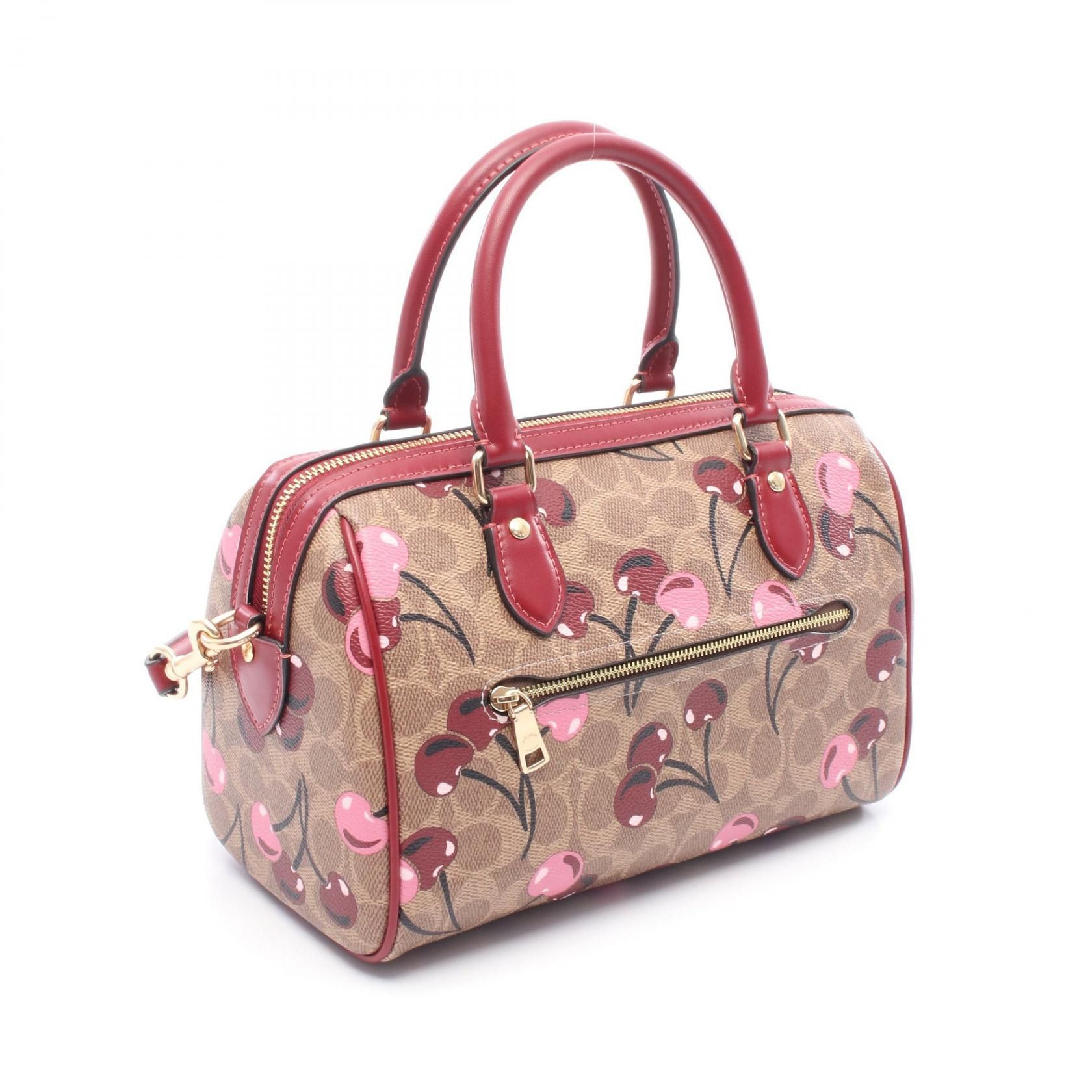 Coach Coach Coach Rowan Satchel PVC Coated Canvas 2way Bag Canvas Handbag CY692 Size ONE SIZE - 2 Thumbnail