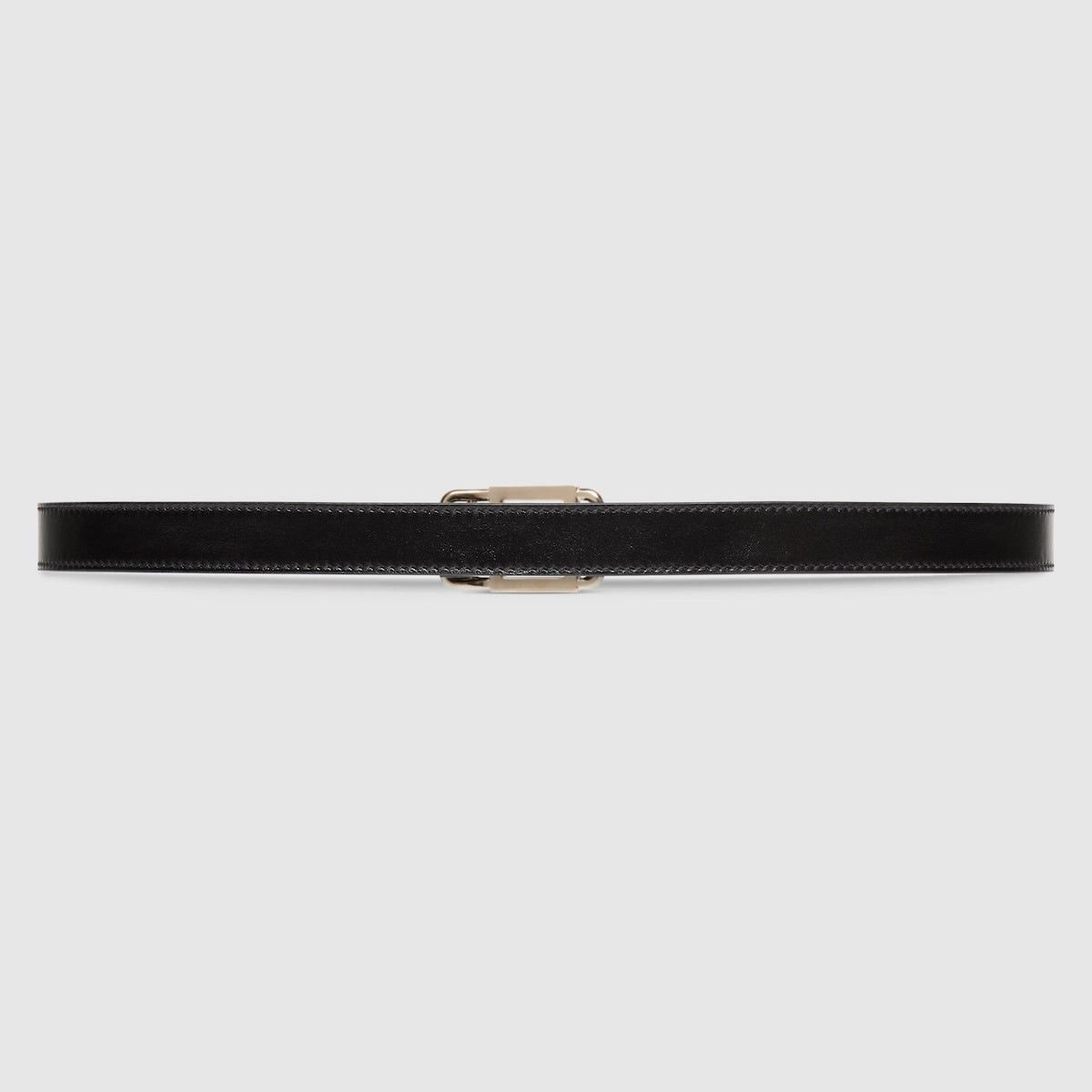 Gucci Gucci Double G Buckle Thin Belt SIZE 90 Size ONE SIZE - 3 Thumbnail