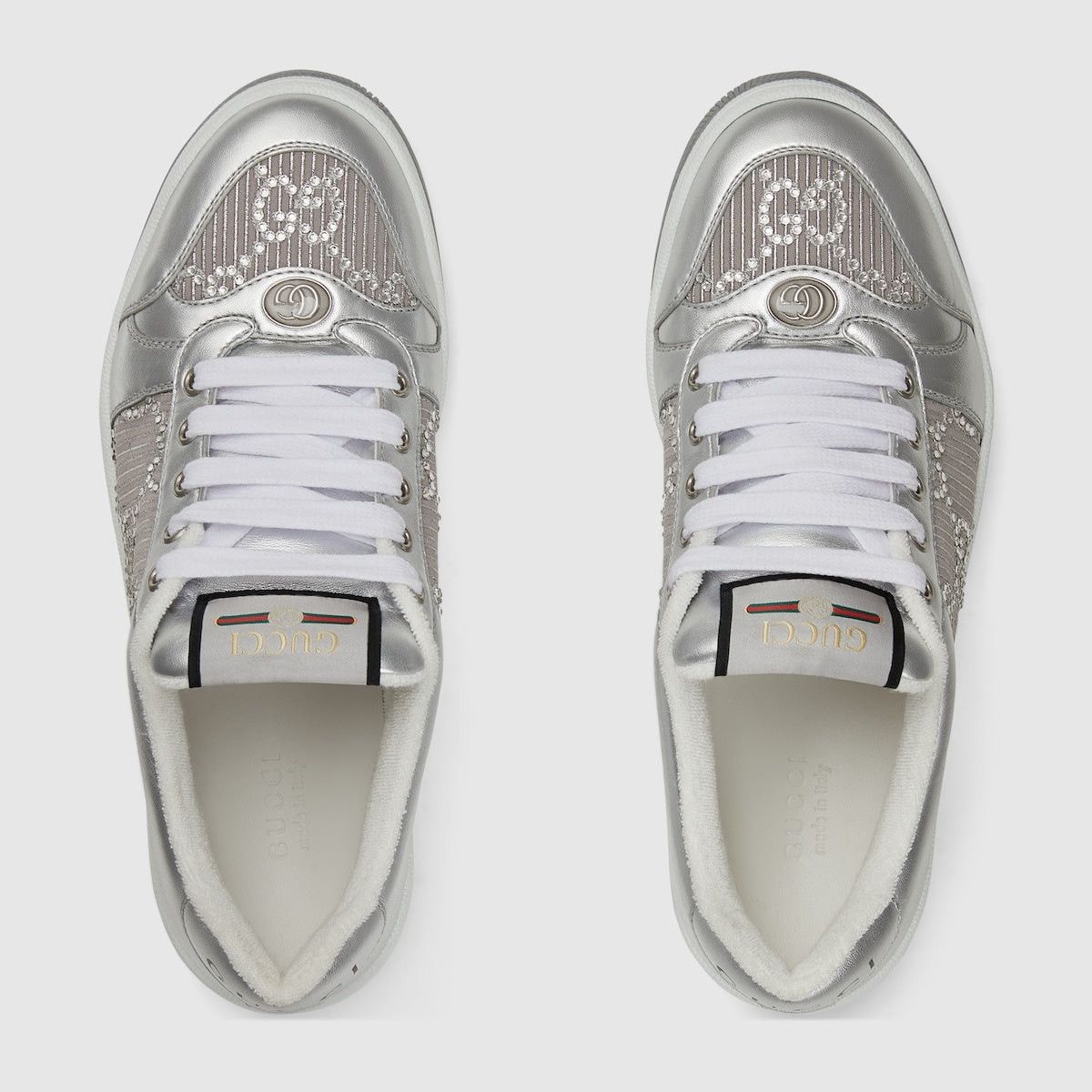Gucci Gucci Screener GG Crystals Sneakers SIZE 35 Size ONE SIZE - 2 Thumbnail
