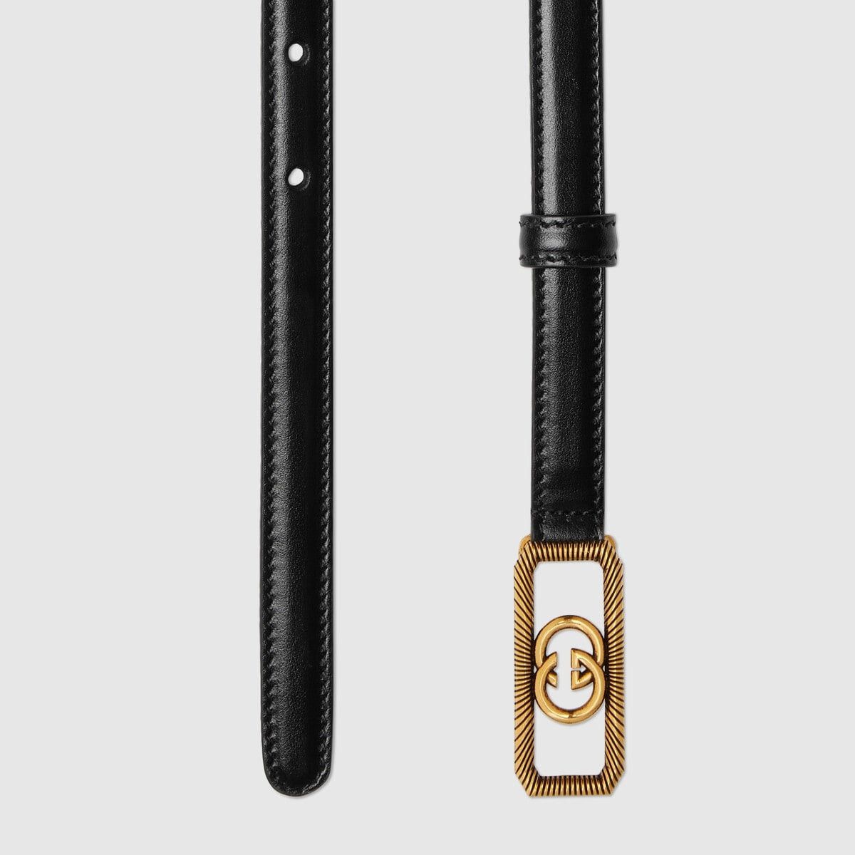 Gucci Gucci Interlocking G Thin Belt SIZE 95 Size ONE SIZE - 2 Thumbnail