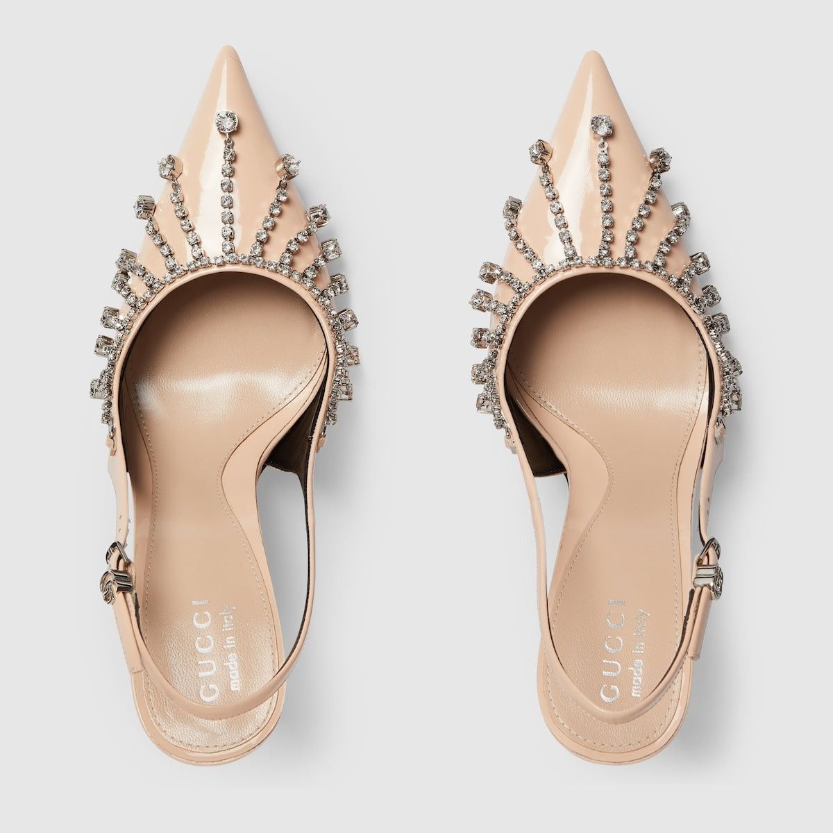 Gucci Gucci Crystal Chain Pumps SIZE 40 Size ONE SIZE - 3 Thumbnail