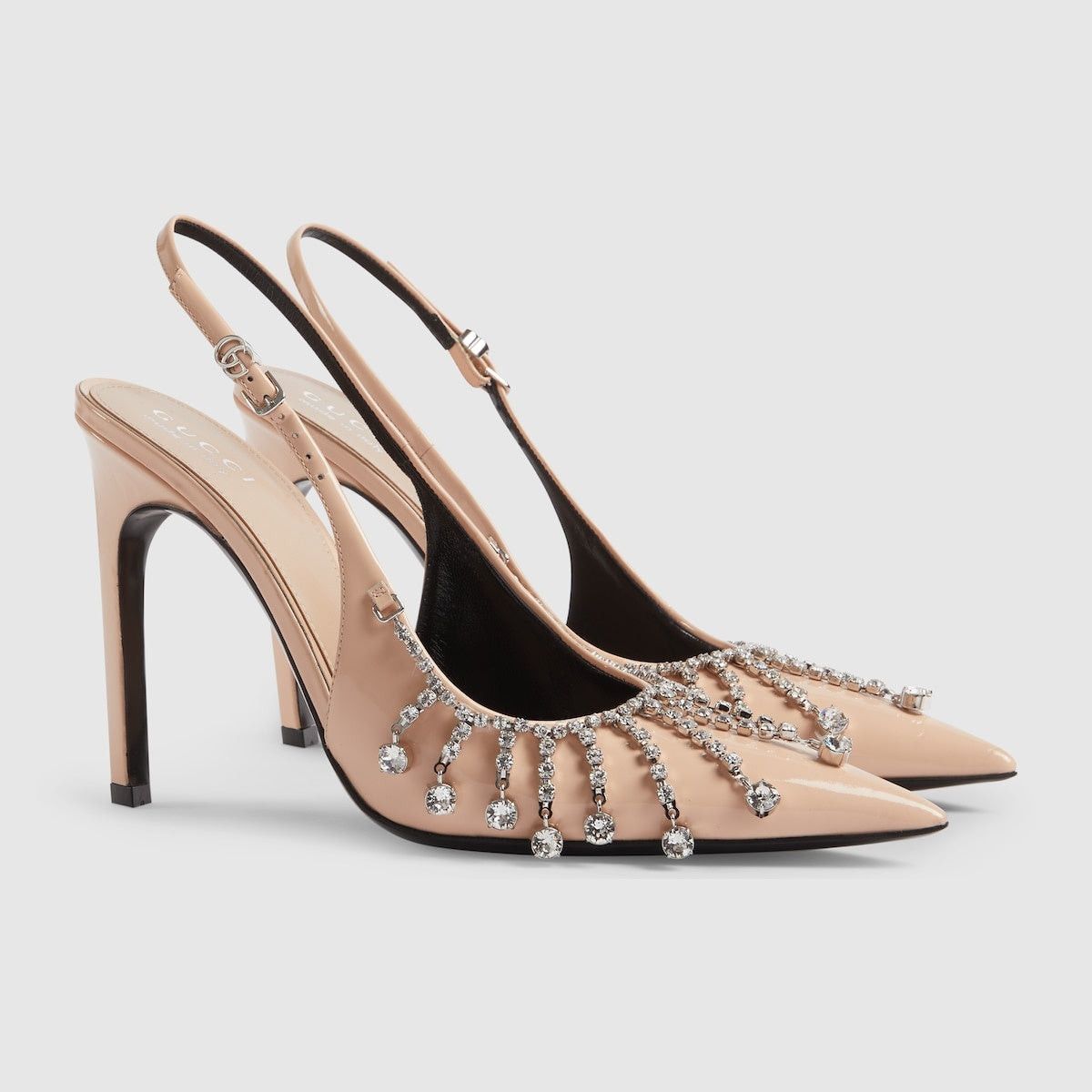 Gucci Gucci Crystal Chain Pumps SIZE 41 Size ONE SIZE - 2 Thumbnail
