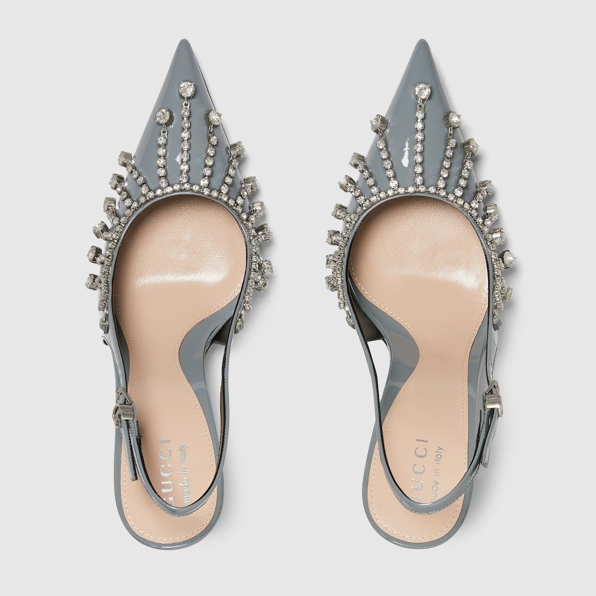 Gucci Gucci Crystal Chain Pumps SIZE 40 Size ONE SIZE - 3 Thumbnail