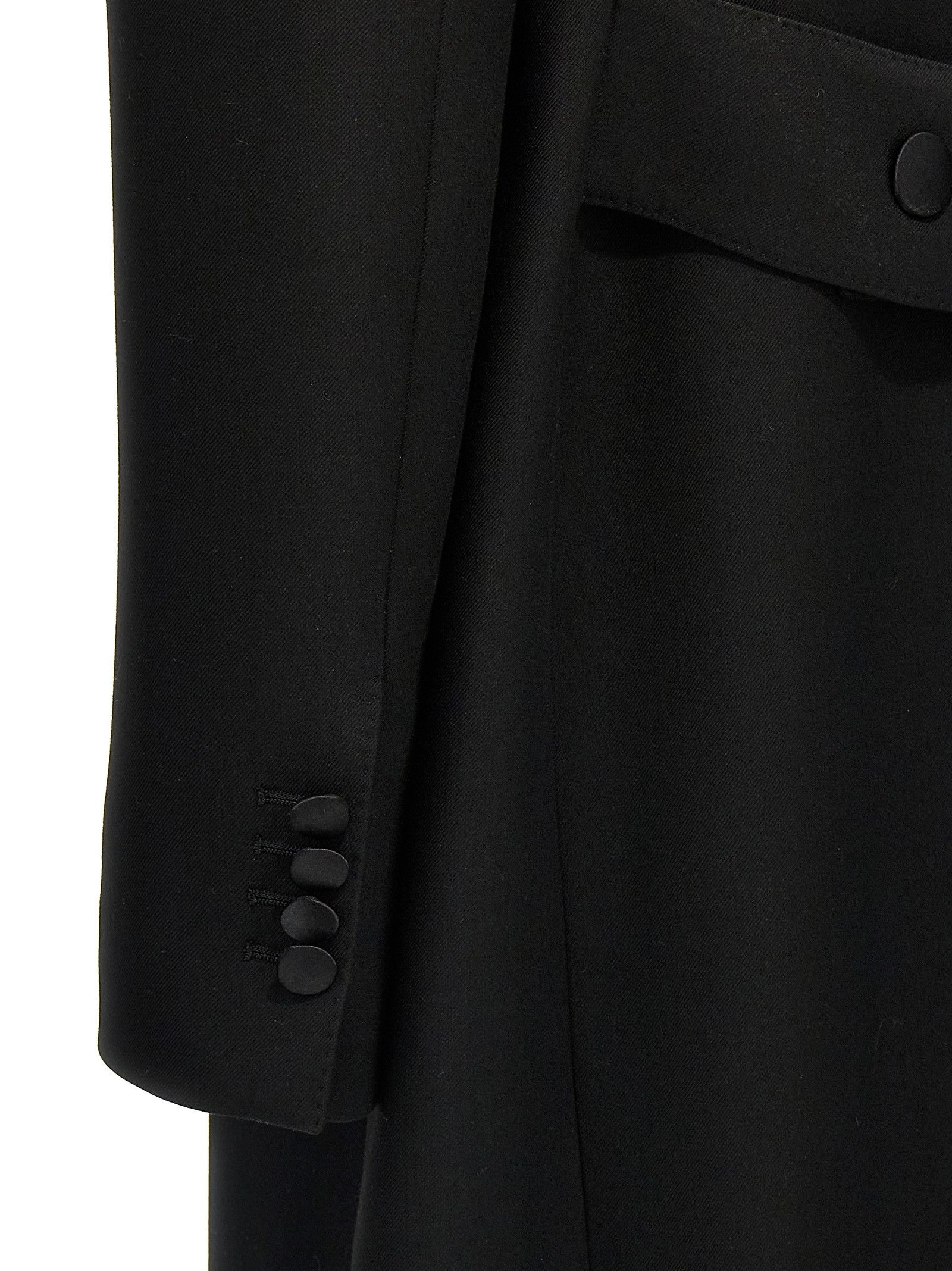 Dolce & Gabbana Long Tuxedo Coat Size XS / US 0-2 / IT 36-38 - 4 Thumbnail