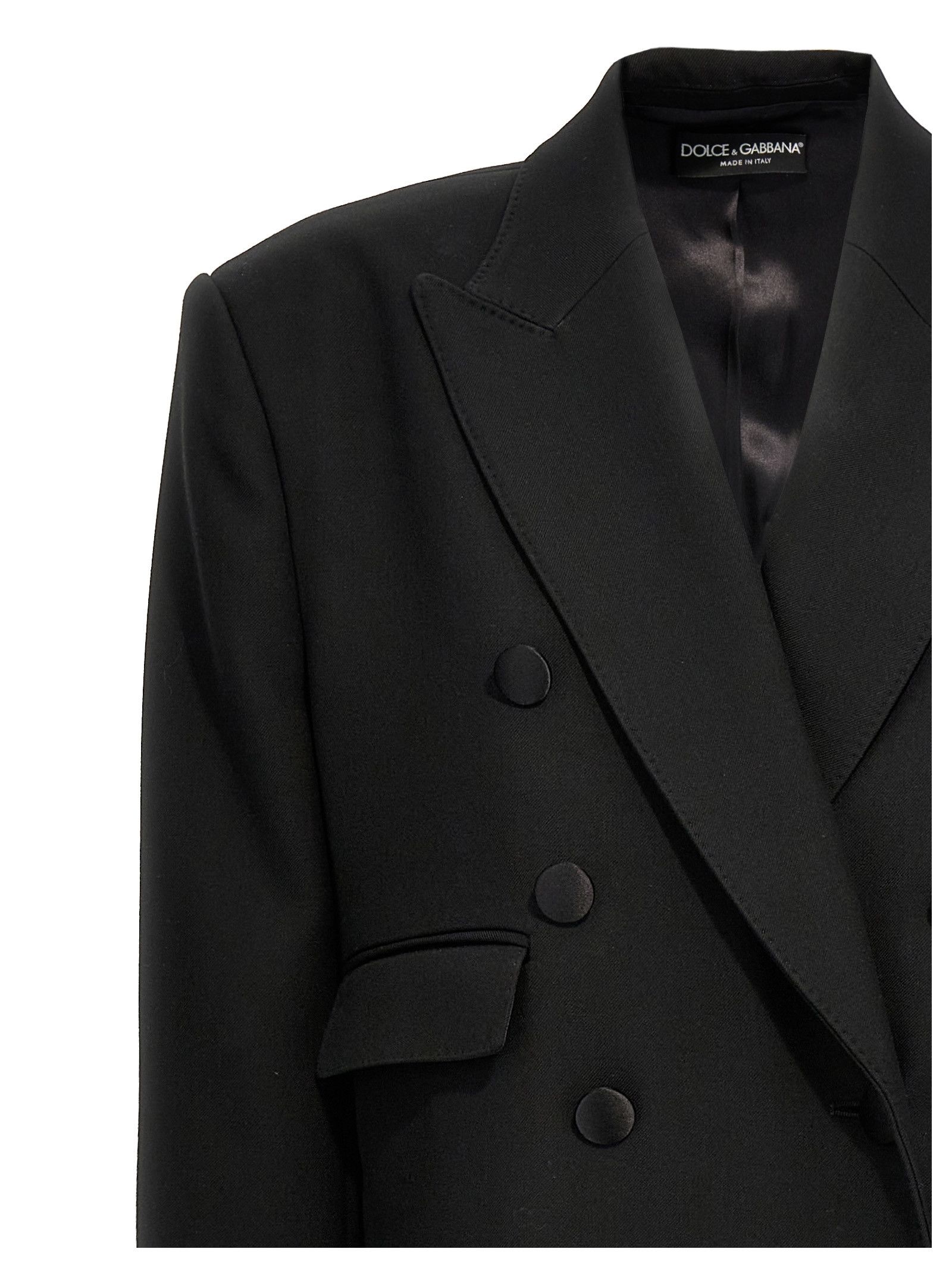 Dolce & Gabbana Long Tuxedo Coat Size XS / US 0-2 / IT 36-38 - 3 Thumbnail