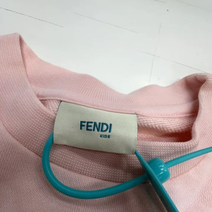 Fendi Fendi Pink Logo Short Sleeve T-Shirt 0079 Size US M / EU 48-50 / 2 - 2 Thumbnail