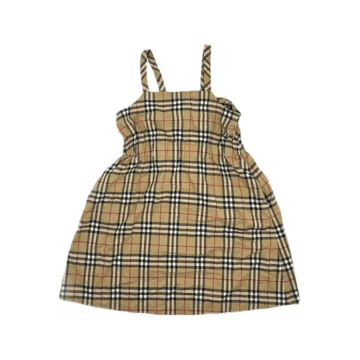 Burberry Burberry Children's Brown Plaid Dress 0079 Size XXS / US 00 / IT 34 - 2 Thumbnail
