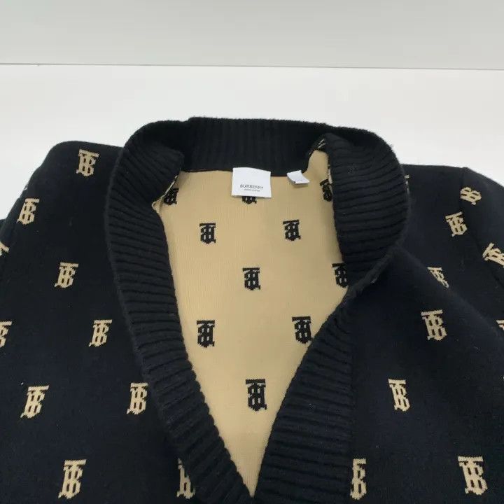 Burberry Burberry Black Logo Knit Cardigan for Women 0079 Size M / US 6-8 / IT 42-44 - 6 Thumbnail