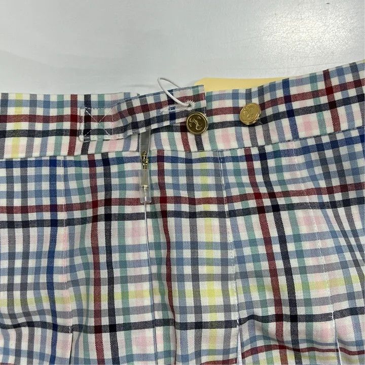 Thom Browne Thom Browne Plaid Pleated Mini Skirt 0079 Size 30" / US 8 / IT 44 - 6 Thumbnail