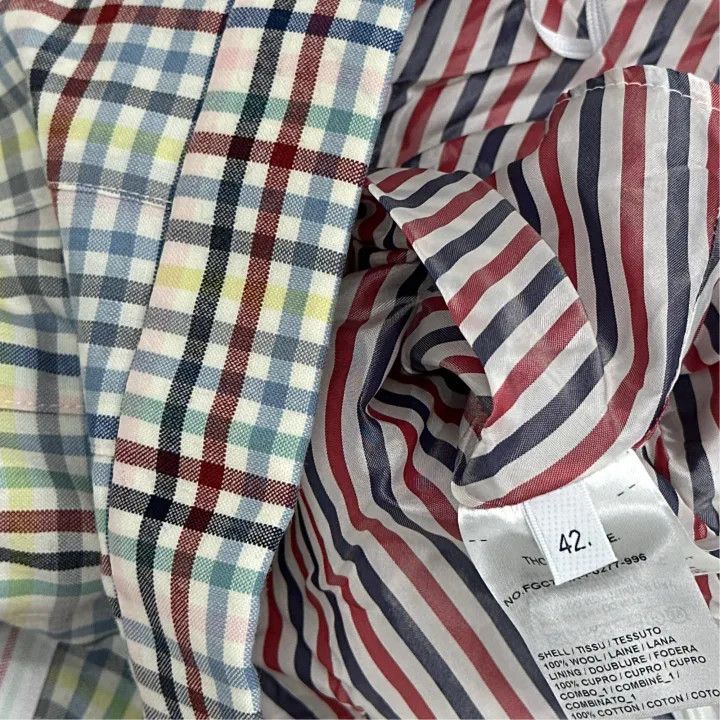 Thom Browne Thom Browne Plaid Pleated Mini Skirt 0079 Size 30" / US 8 / IT 44 - 3 Thumbnail