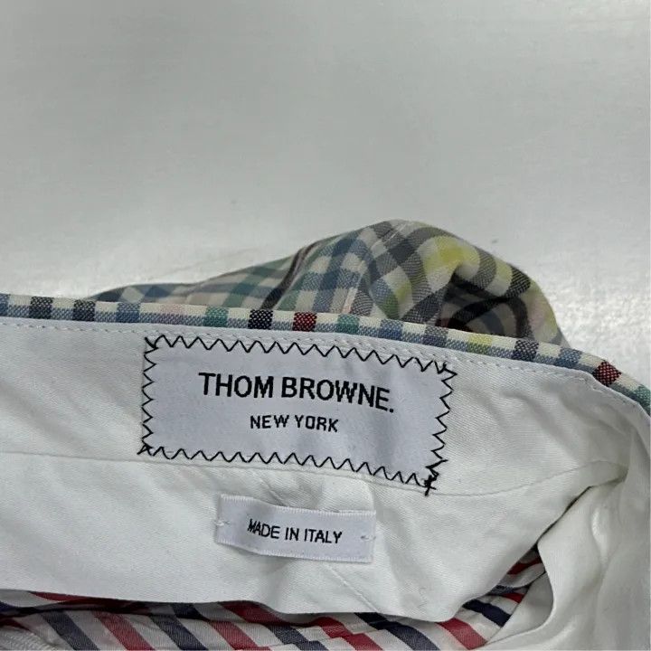 Thom Browne Thom Browne Plaid Pleated Mini Skirt 0079 Size 30" / US 8 / IT 44 - 5 Thumbnail