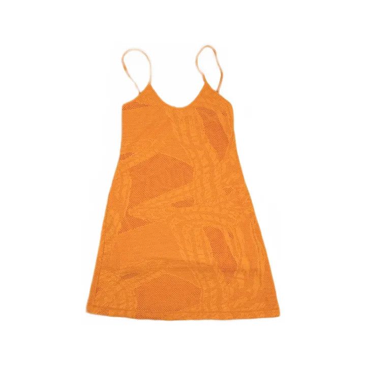 Diesel Diesel Yellow Spaghetti Strap Dress 0079 Size 28" / US 6 / IT 42 - 2 Thumbnail