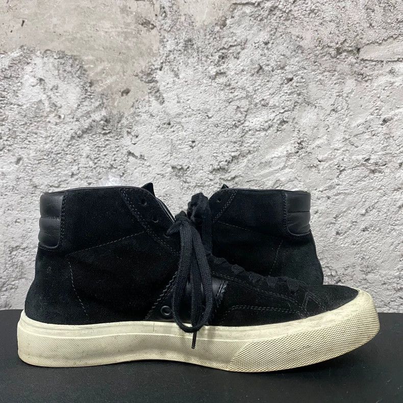 Tom Ford tom ford black mid top sneakers Size US 13 / EU 46 - 4 Thumbnail
