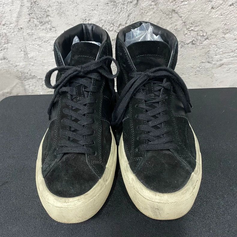 Tom Ford tom ford black high top sneakers Size US 14 / EU 47 - 6 Thumbnail