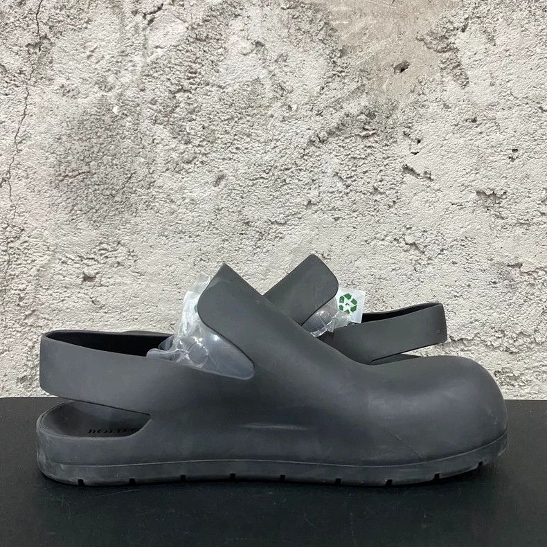 Bottega Veneta bottega veneta grey slip on sandals Size US 11 / EU 44 - 4 Thumbnail