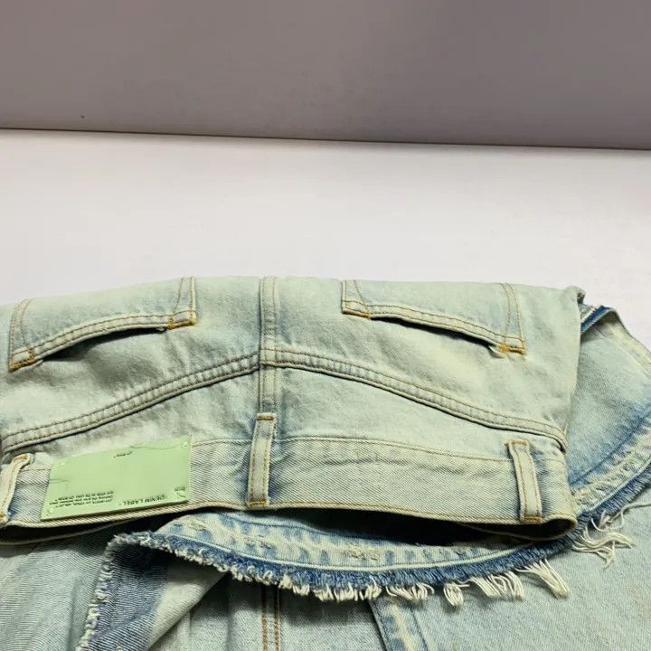 Off-White Off-White Asymmetrical Denim Skirt for Women 0079 Size 40" / US 18 - 7 Thumbnail