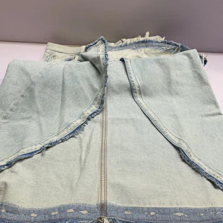 Off-White Off-White Asymmetrical Denim Skirt for Women 0079 Size 40" / US 18 - 9 Thumbnail