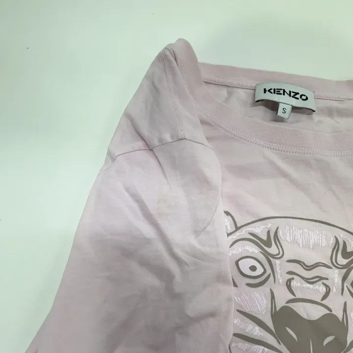Kenzo KENZO Pink Graphic Tiger Head T-Shirt 0079 Size S / US 4 / IT 40 - 8 Thumbnail