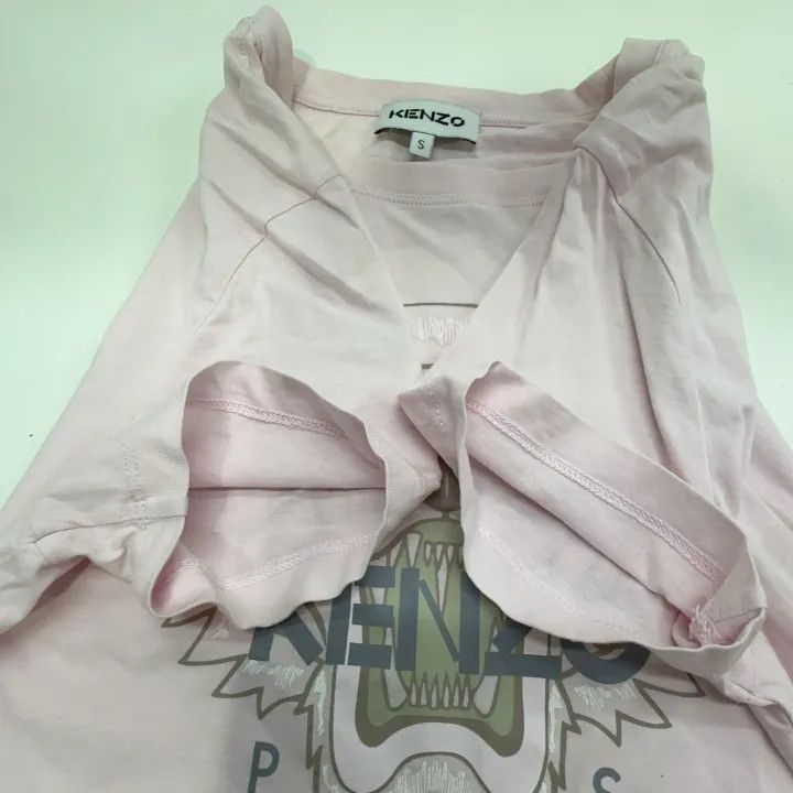 Kenzo KENZO Pink Graphic Tiger Head T-Shirt 0079 Size S / US 4 / IT 40 - 7 Thumbnail