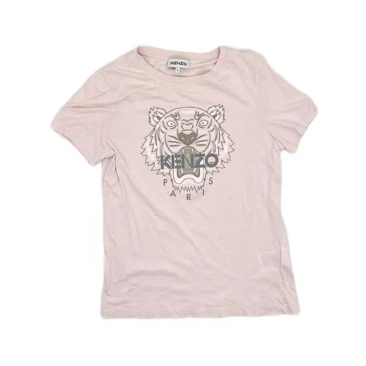 Kenzo KENZO Pink Graphic Tiger Head T-Shirt 0079 Size S / US 4 / IT 40 - 2 Thumbnail