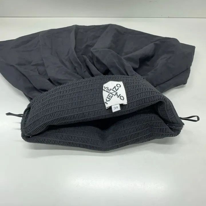 Kenzo Kenzo High-Waisted Black Casual Skirt 0079 Size 34" / US 12 / IT 48 - 6 Thumbnail