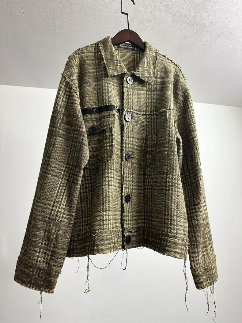 Undercover plaid green jacket by Undercover Size US L / EU 52-54 / 3 - 3 Thumbnail