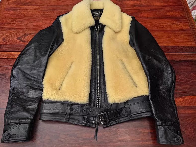 Freewheelers classic shearling leather jacket Size US M / EU 48-50 / 2 - 5 Thumbnail