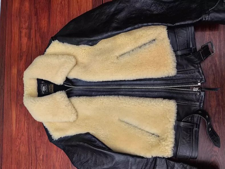 Freewheelers classic shearling leather jacket Size US M / EU 48-50 / 2 - 7 Thumbnail