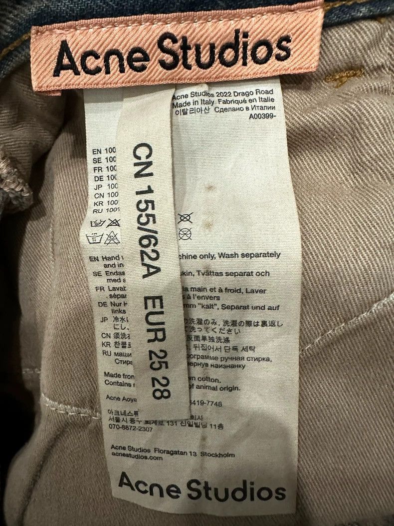 Acne Studios acne studios drago wide-leg denim pants Size 24" / US 00 / IT 34 - 5 Thumbnail