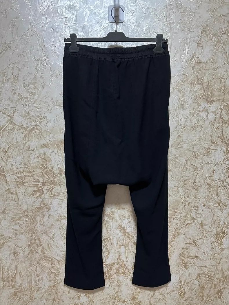 Rick Owens rick owens drawstring long pants in black Size US 44 / EU 60 - 2 Thumbnail