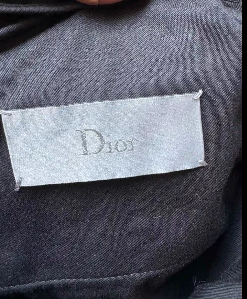 Dior dior casual black wool pants with logo Size US 44 / EU 60 - 4 Thumbnail