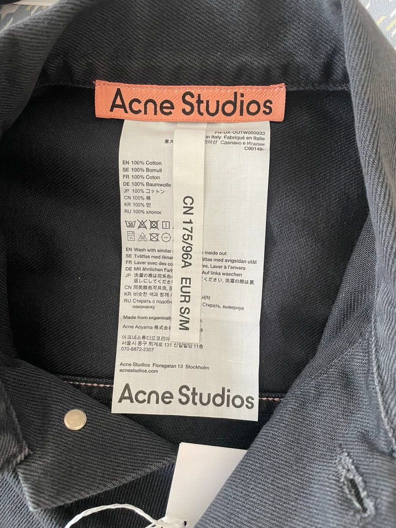 Acne Studios acne studios classic denim jacket for men Size US S / EU 44-46 / 1 - 8 Thumbnail