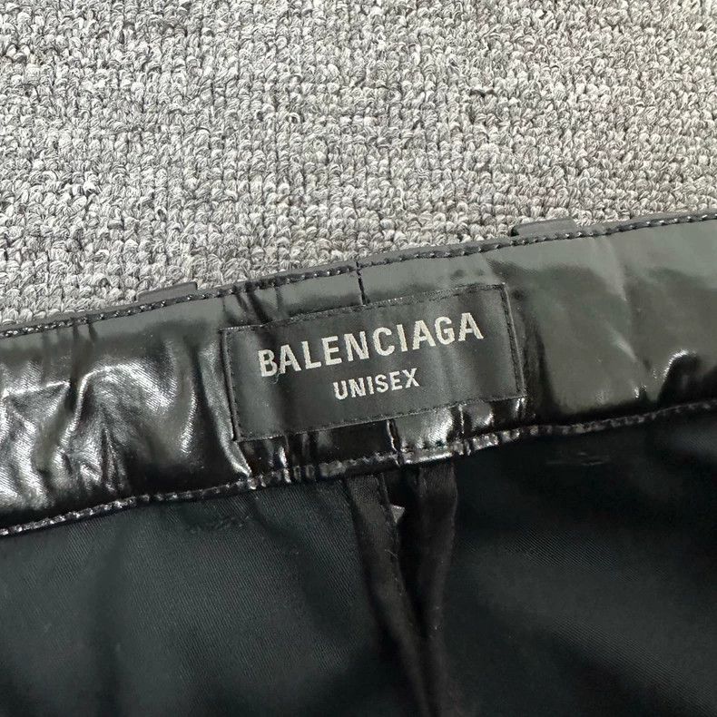 Balenciaga black glossy pleated trousers by balenciaga Size US 32 / EU 48 - 5 Thumbnail