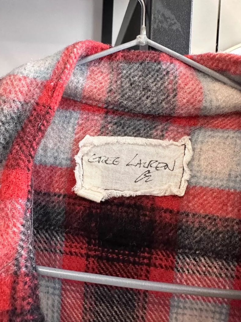 Greg Lauren patchwork plaid flannel shirt with denim Size US M / EU 48-50 / 2 - 2 Thumbnail