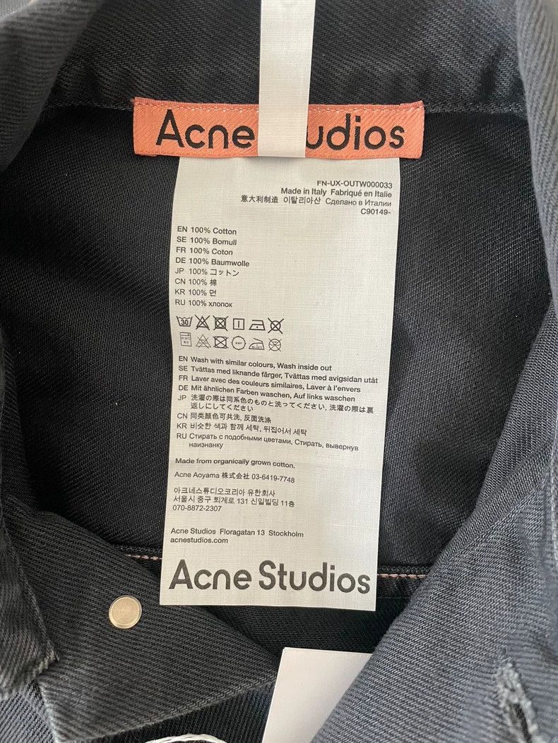 Acne Studios Acne Studios Classic Denim Jacket in Blue Size US S / EU 44-46 / 1 - 9 Thumbnail