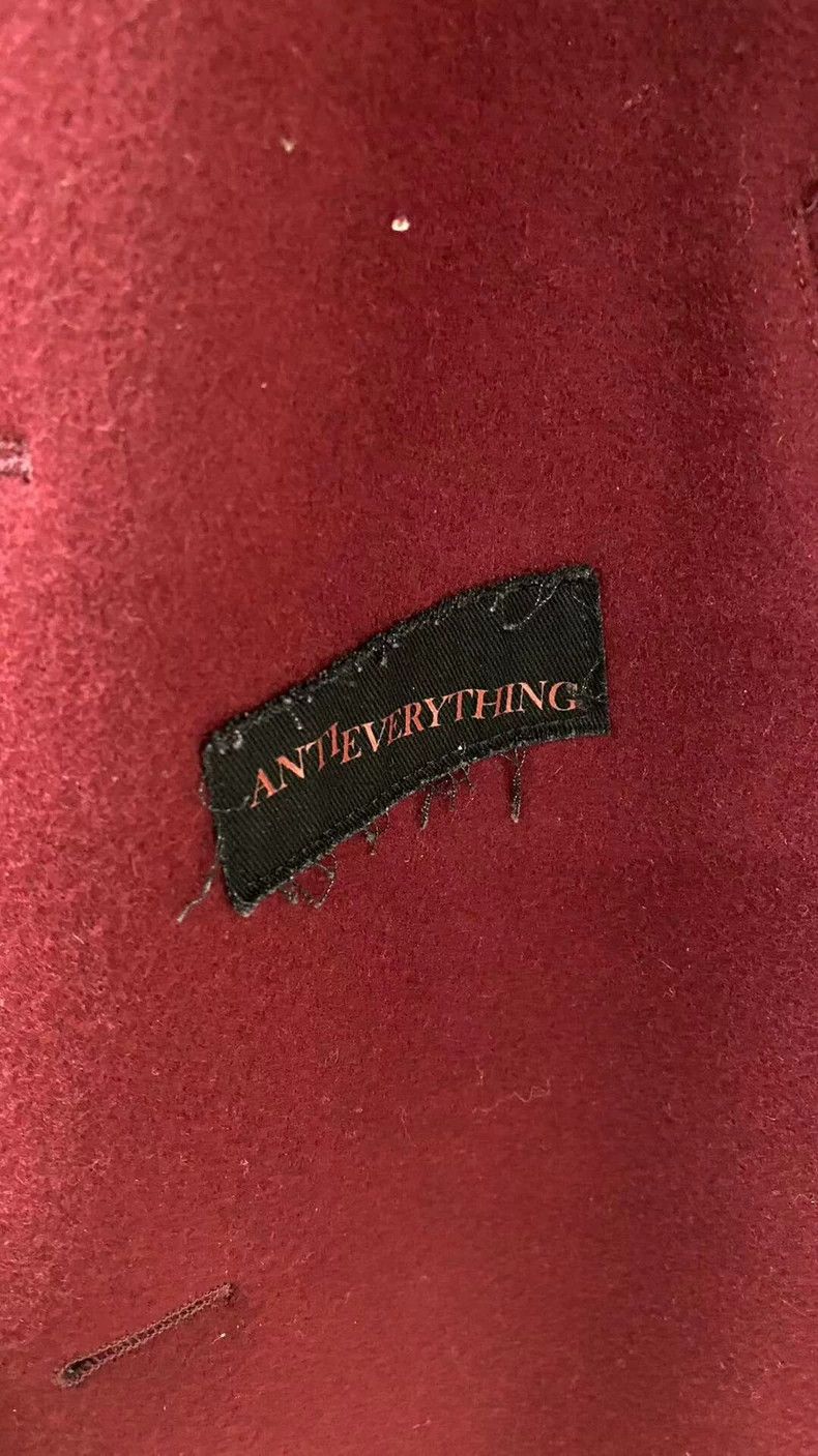 Undercover undercover x supreme burgundy wool coat Size US M / EU 48-50 / 2 - 4 Thumbnail