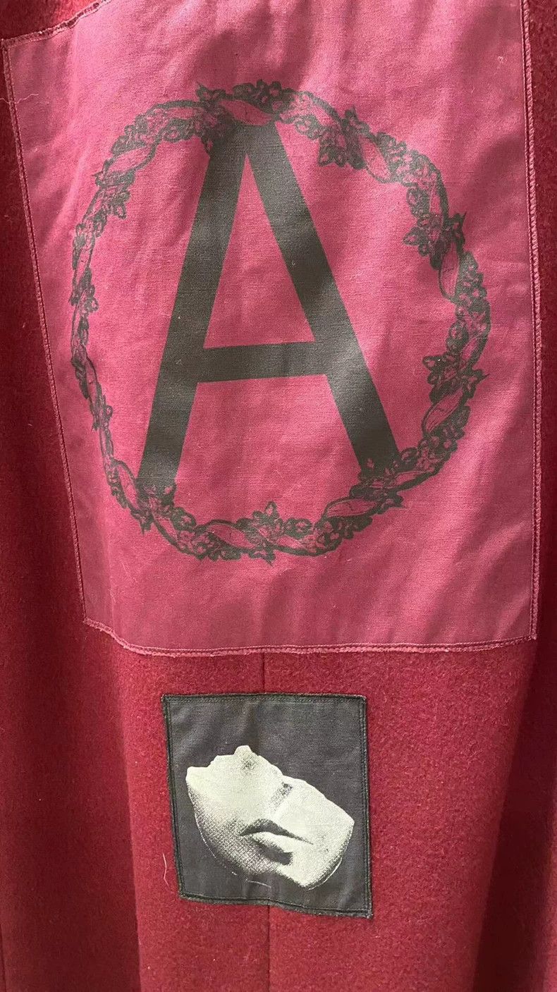Undercover undercover x supreme burgundy wool coat Size US M / EU 48-50 / 2 - 6 Thumbnail