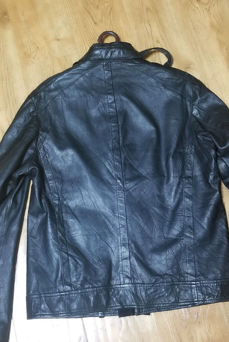 Yohji Yamamoto stylish black leather jacket by Yohji Yamamoto Size US M / EU 48-50 / 2 - 3 Thumbnail